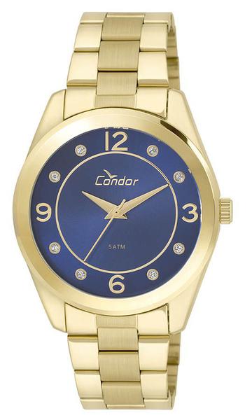 Relogio Feminino Condor Dourado Banhado Ouro CO2035KLW4A