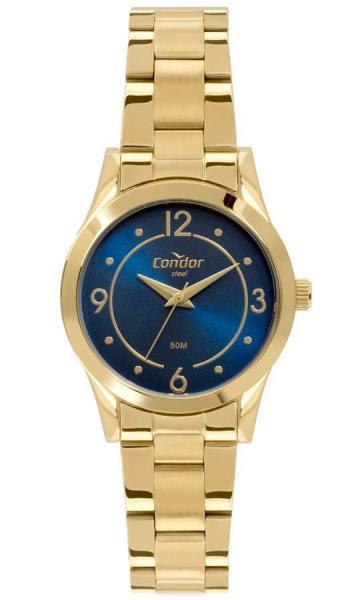 Relogio Feminino Condor Dourado Banhado Ouro CO2035MPZ4A