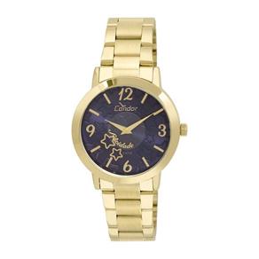 Relogio Feminino Condor Dourado Banhado