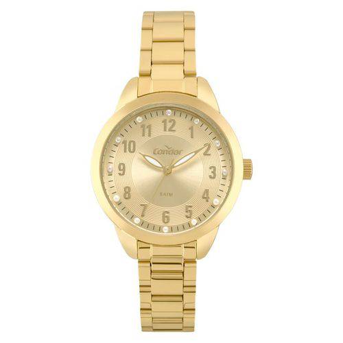 Relogio Feminino Condor Dourado Co2035fkuk4x