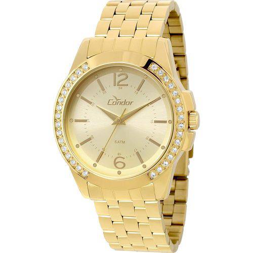 Relógio Feminino Condor Dourado CO2035KOU/4D