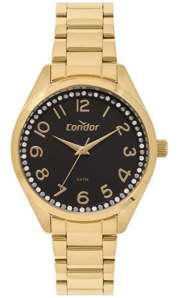 Relogio Feminino Condor Dourado Banhado Ouro CO2035MOV4P