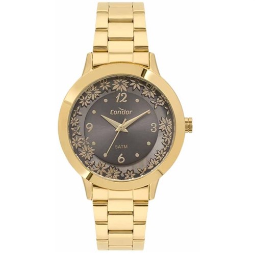 Relogio Feminino Condor Dourado CO2039BF/4F