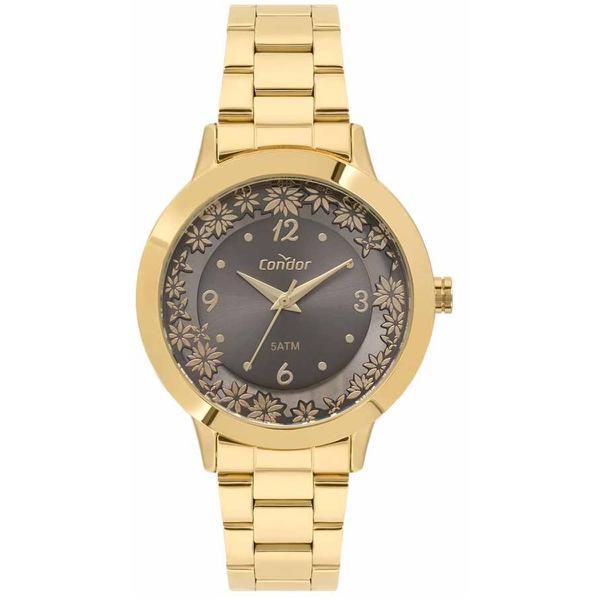 Relogio Feminino Condor Dourado CO2039BF/4F