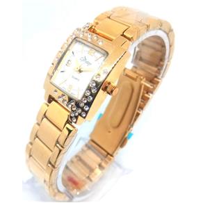 Relógio Feminino Condor Dourado com Strass Kw85684S