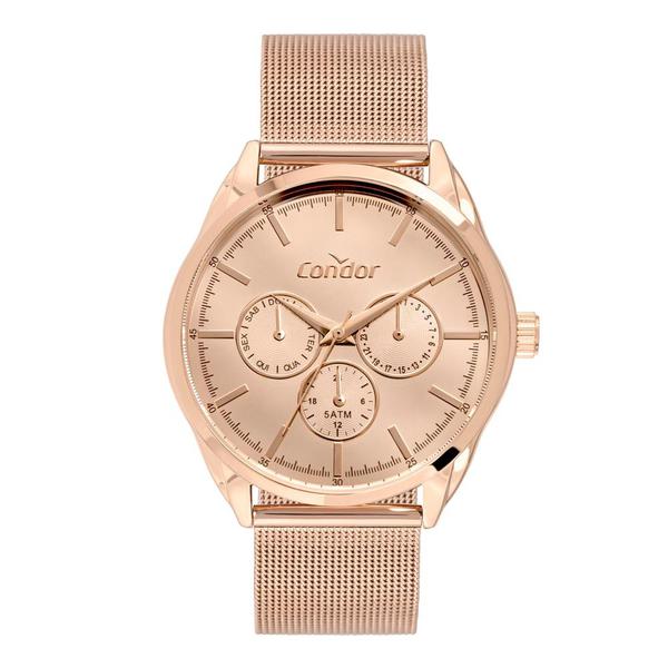 Relógio Feminino Condor Top Fashion CO6P29JM/4J 42mm Aço Rosé