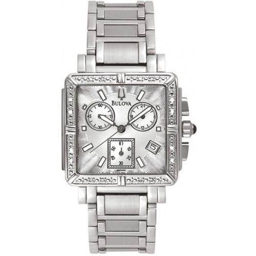 Relógio Feminino Cronógrafo Bulova Diamond WB27010Q