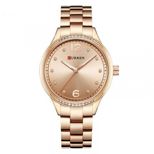 Relógio Feminino Curren Analógico C9003L - Rose