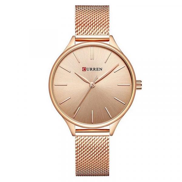 Relogio Feminino Curren Analogico C9024L - Rose