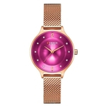 Relógio Feminino Curren Analógico C9036L - Rose e Roxo