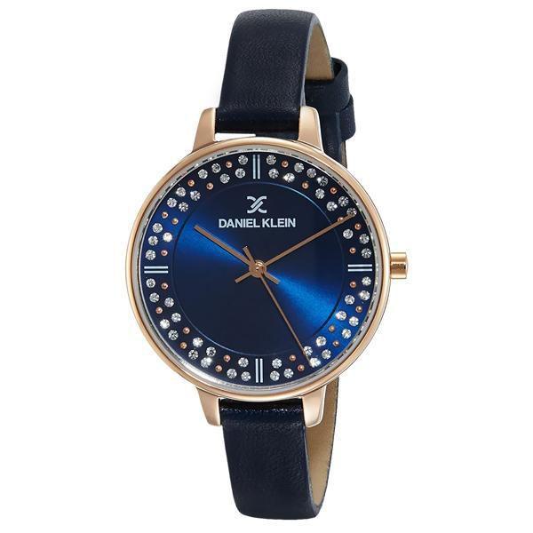 Relógio Feminino Daniel Klein DK11881-4 - Azul Escuro/Dourado