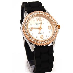 Relógio Feminino Diamond 43303 Análogico Relog`s Preto - REL19089