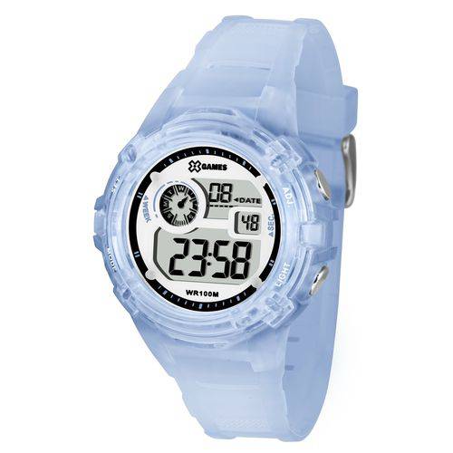 Relogio Feminino Digital Azul X-Games XFPPD044 BXAX