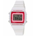 Relógio Feminino Digital Branco com Rosa Casio W-215h-7a2vdf