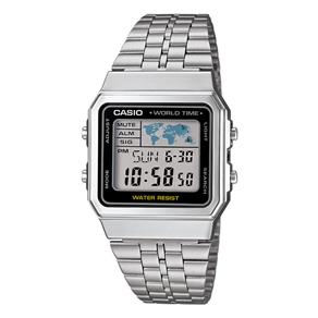 Relógio Feminino Digital Casio A500WA-1DF - Prata