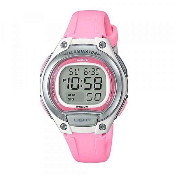 Relogio Feminino Digital Casio Esportivo Rosa LW-203-4AVDF