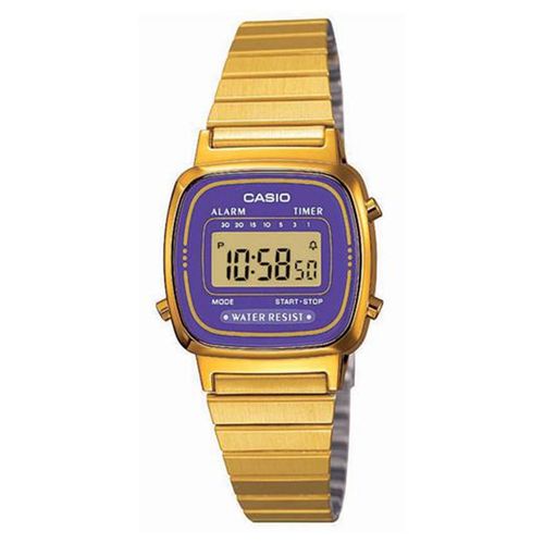 Relógio Feminino Digital Casio LA670WGA-6DF - Dourado