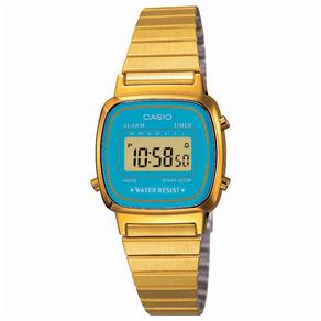 Relógio Feminino Digital Casio LA670WGA-2DF - Dourado