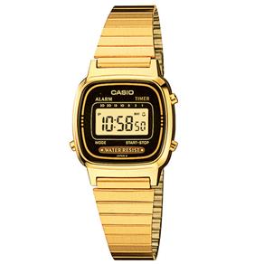 Relógio Feminino Digital Casio LA670WGA1DF - Dourado