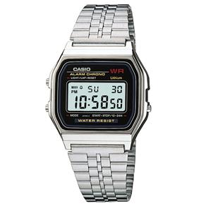 Relógio Feminino Digital Casio Vintage A159WA-N1DF - Prata