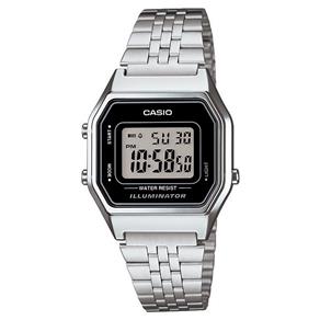 Relógio Feminino Digital Casio Vintage LA680WA-1DF - Prata