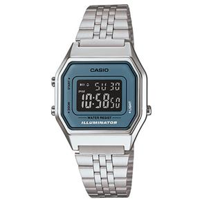 Relógio Feminino Digital Casio Vintage LA680WA-2BDF - Prata