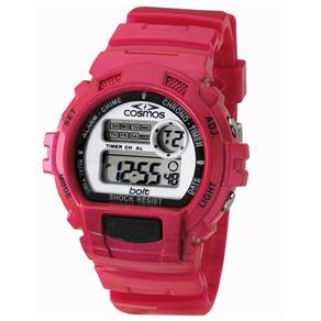 Relógio Feminino Digital Cosmos OS41379H – Rosa