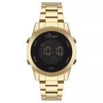 Relogio Feminino Digital Dourado Cobj3279aa/4p Original