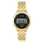 Relogio Feminino Digital Dourado Lince Sdph021l Bxkx