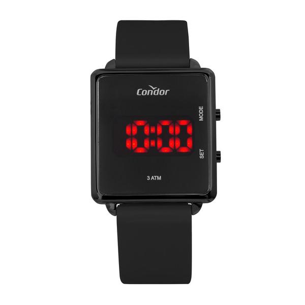 Relógio Feminino Digital Led Condor Cojhs31bae/2p Preto