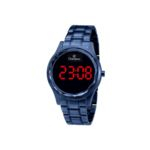 Relogio Feminino Digital Led Vermelho Azul Champion Original+nf