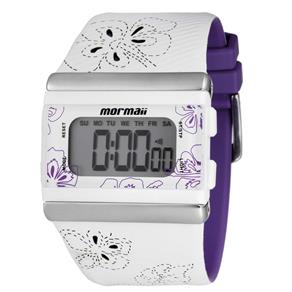 Relógio Feminino Digital Mormaii YP94438G - Branco