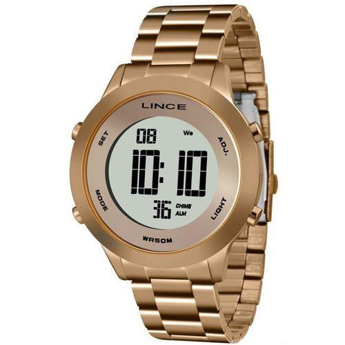 Relogio Feminino Digital Rose Gold Lince