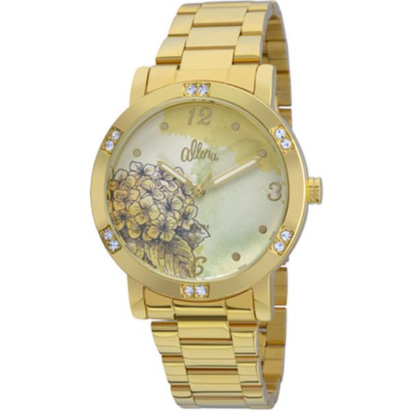 Relógio Feminino Dourado Allora Al2035fbg/4y