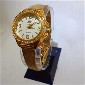 Relogio Feminino Dourado Analógico Banhado a Ouro 18k C5