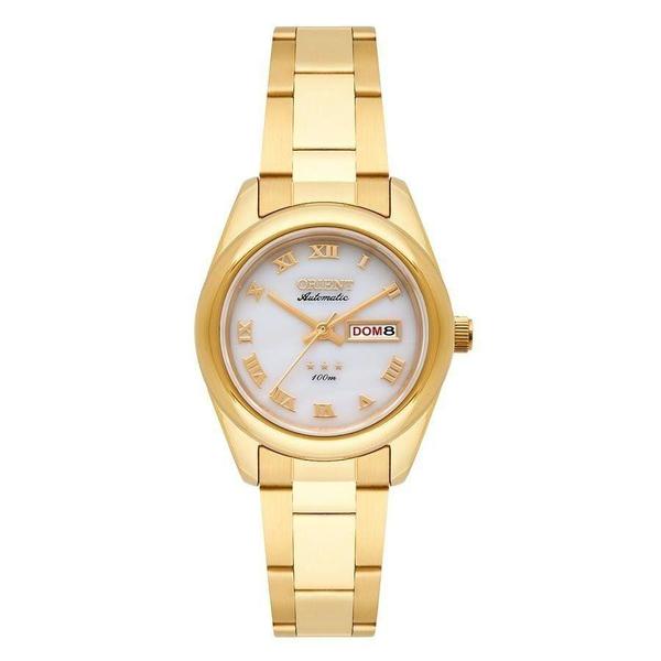 Relogio Feminino Dourado Automatico Orient 3 Estrelas