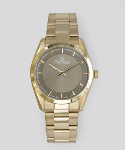 Relogio Feminino Dourado Champion a Prova Dagua Cn29525c