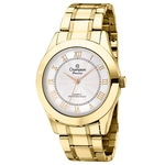 Relógio Feminino Dourado Champion Algarismos Romano CH24544H