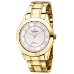 Relógio Feminino Dourado Champion Algarismos Romano CH24544H