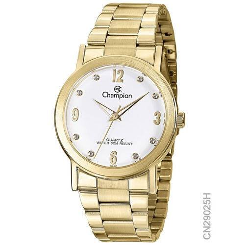 Relógio Feminino Dourado Champion - CN29025H - Champion Relógios