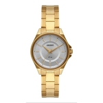 Relogio Feminino Dourado Com Data Pequeno Orient Original