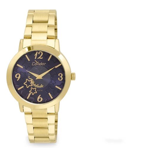 Relogio Feminino Dourado Condor Analógico Co2035kup/4a