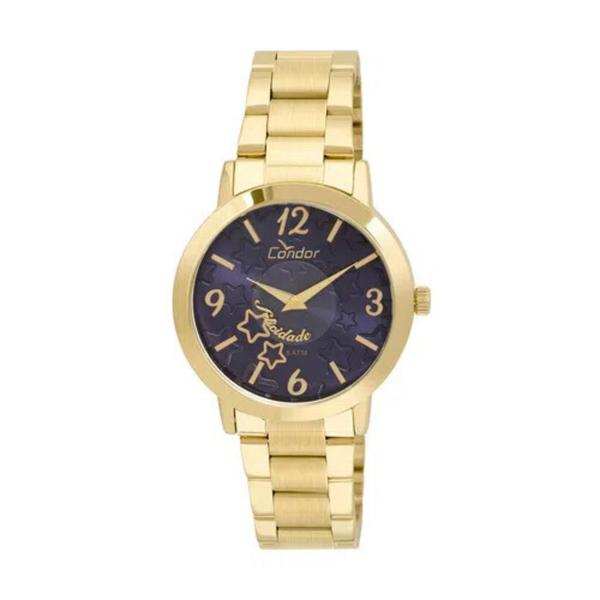 Relogio Feminino Dourado Condor Analógico CO2035KUP/4A