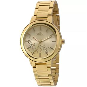 Relogio Feminino Dourado Delicado - AL2036CC/4D Allora