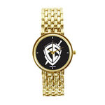 Relógio Feminino Dourado Escudo Da Fé 3330