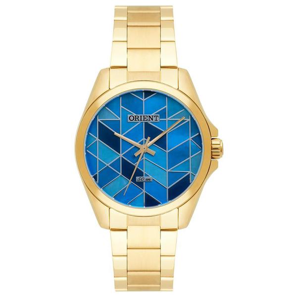 Relógio Feminino Dourado Fashion Orient Fgss0080 A1kx