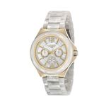 Relogio Feminino Dourado Mondaine Multifunção com Data 99331