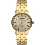 Relogio Feminino Dourado Numeros Romanos Orient Original+NF