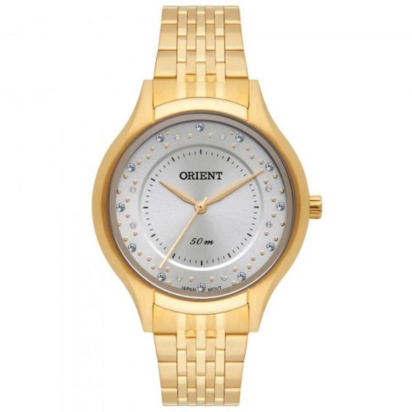Relógio Feminino Dourado Orient FGSS0114 G1KX Swarovski