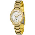 Relogio Feminino Dourado Pequeno Lince Lrg4514l B1kx